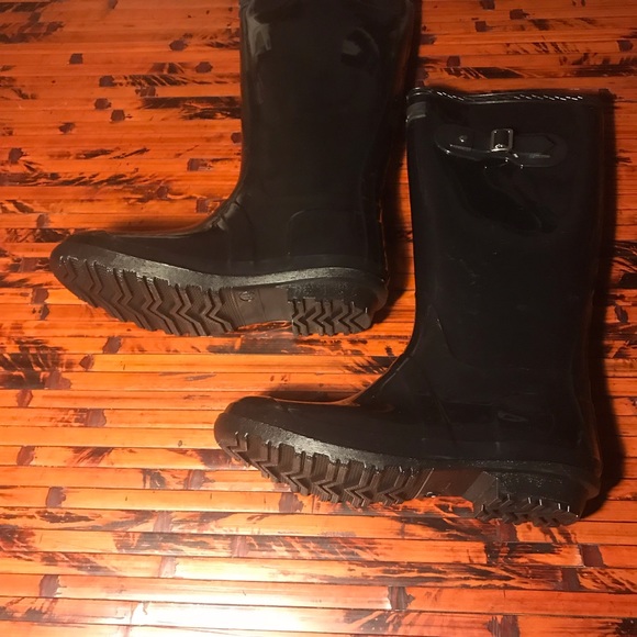 Seven7 Black Rain Boots Size 11 - Picture 5 of 8